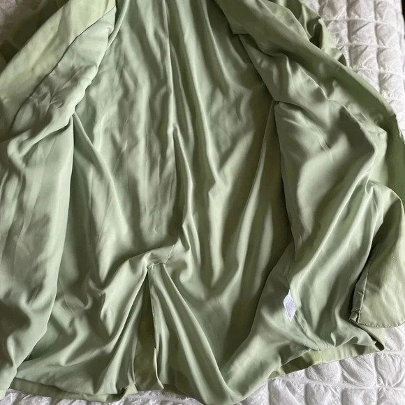 For Love & Lemons sage green Talia boyfriend blazer - Picture 9 of 10